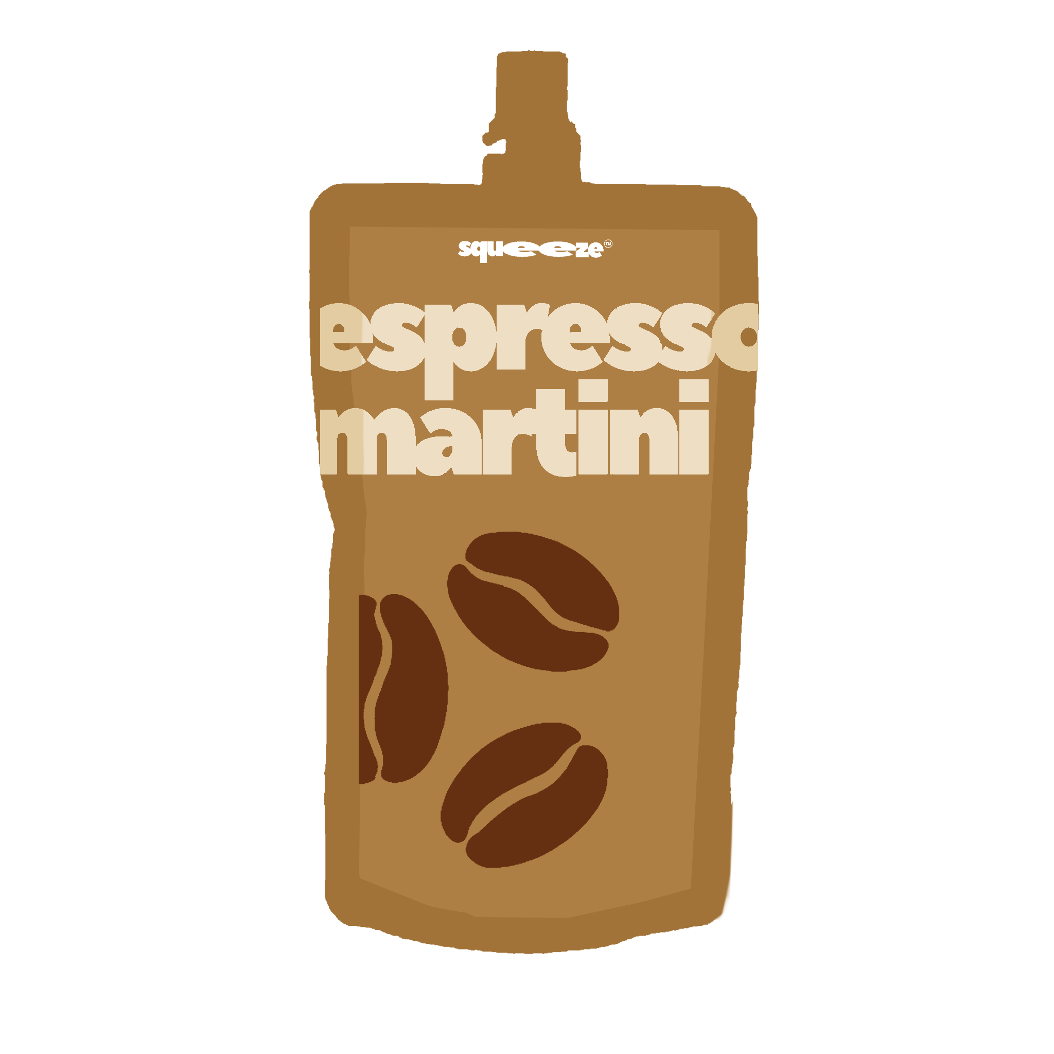 Espresso Martini Squeeze Pouch product design