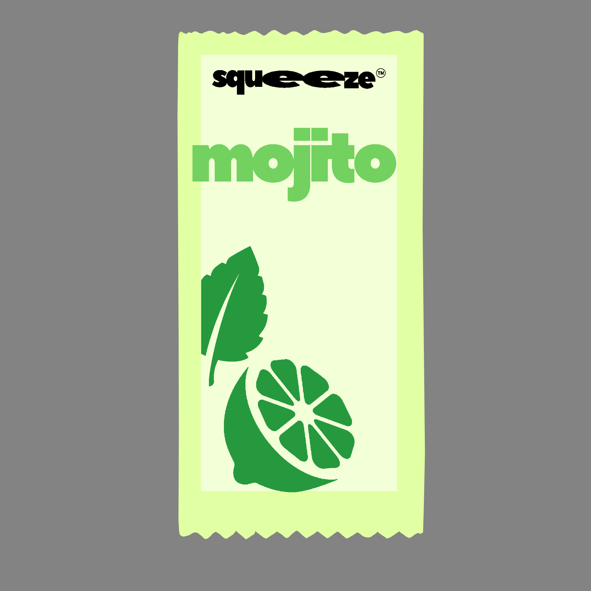Mojito Shot Pouch product design